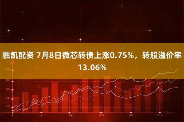 融凯配资 7月8日微芯转债上涨0.75%，转股溢价率13.06%